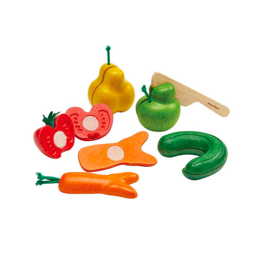 PlanToys - Wonky Fruit & Vegetables 3495