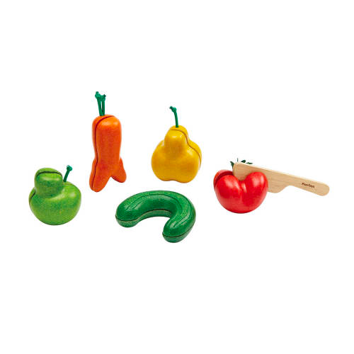 PlanToys - Wonky Fruit & Vegetables 3495