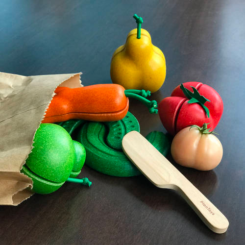 PlanToys - Wonky Fruit & Vegetables 3495