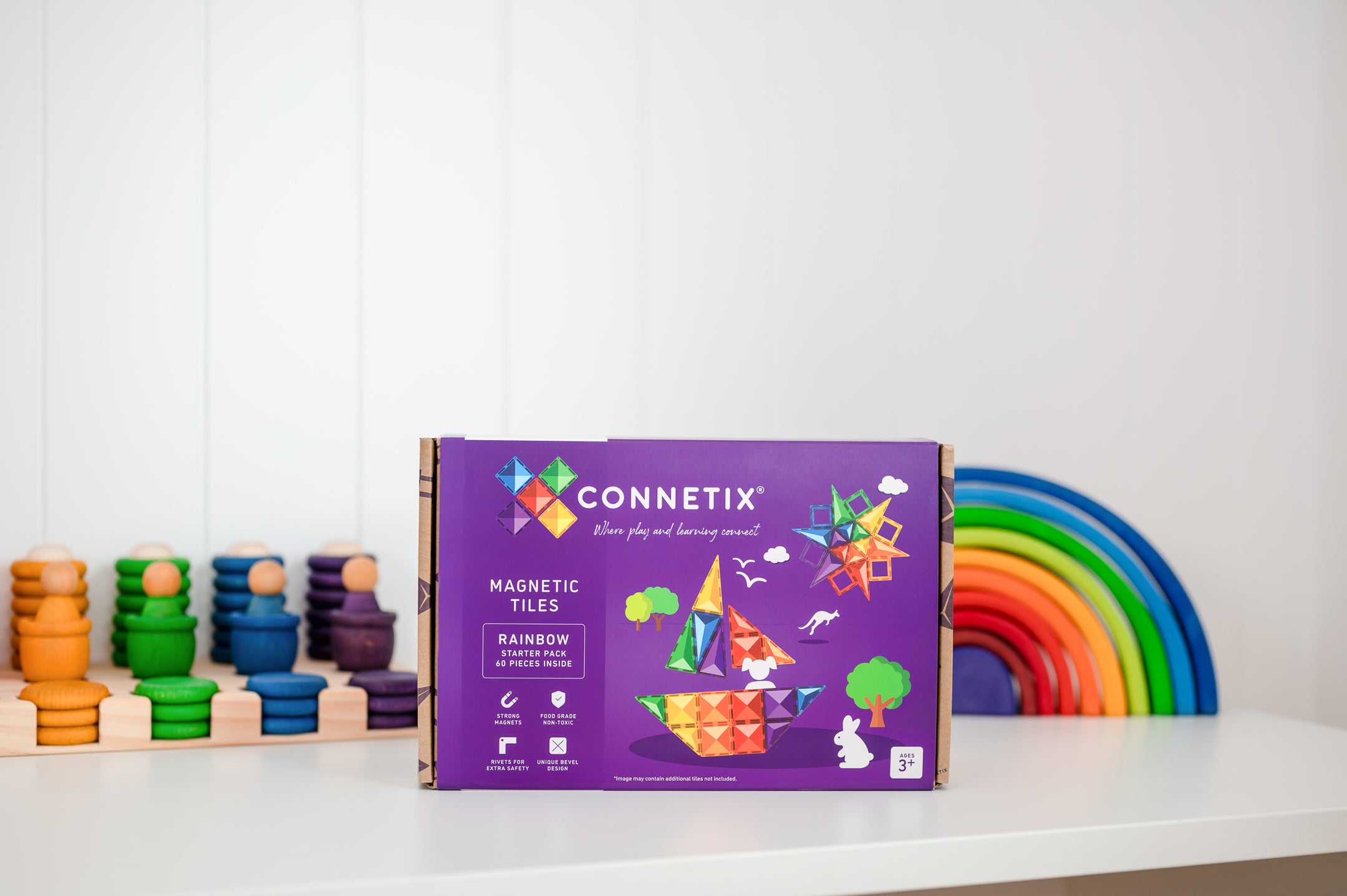 Connetix Rainbow Starter Pack 60 PC