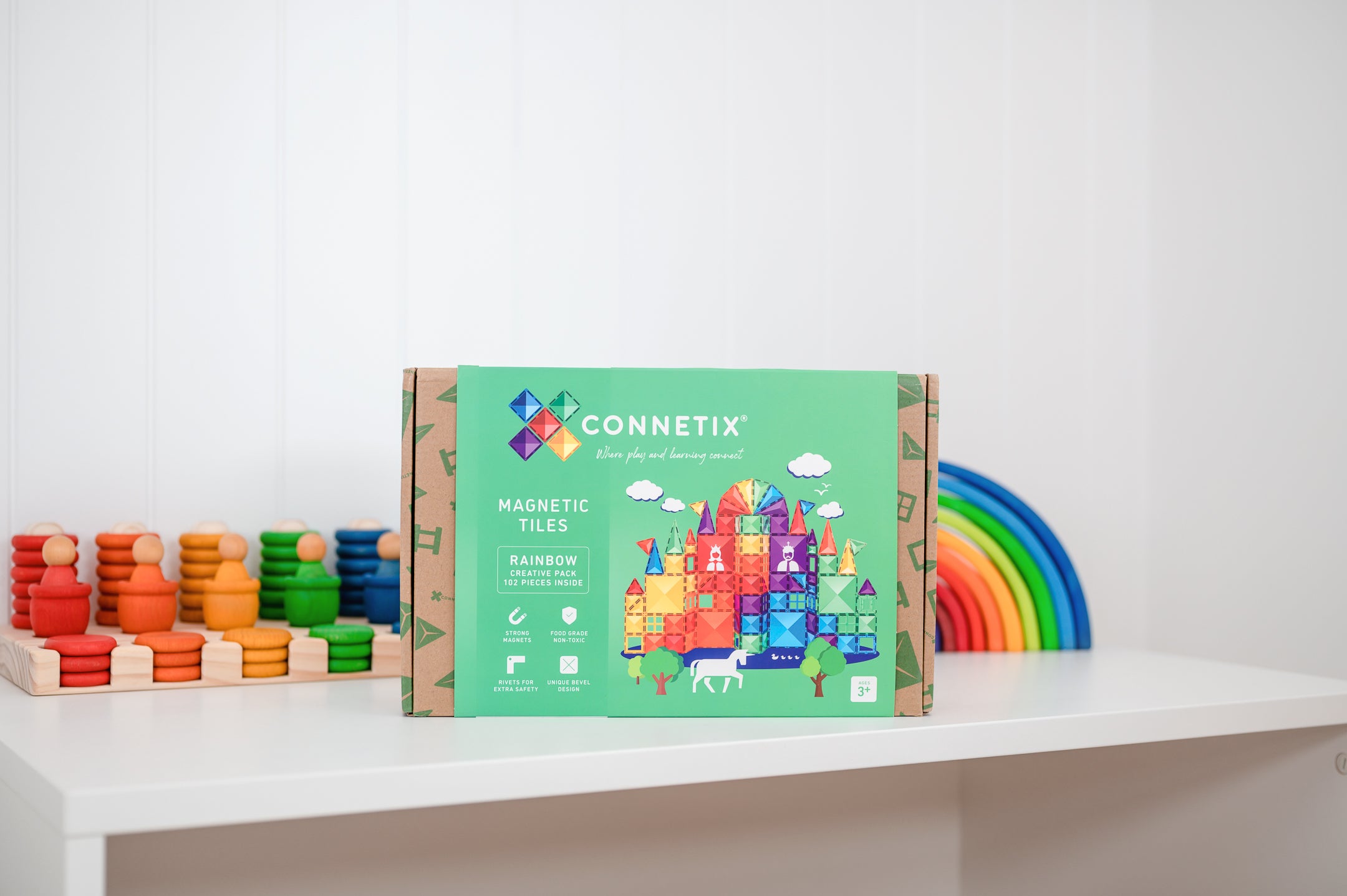 Connetix Rainbow Creative Pack 102 PC