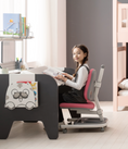 Load image into Gallery viewer, COMF-PRO Ergonomic K639 Enlightening Adjustable Chair Pink/Blue
