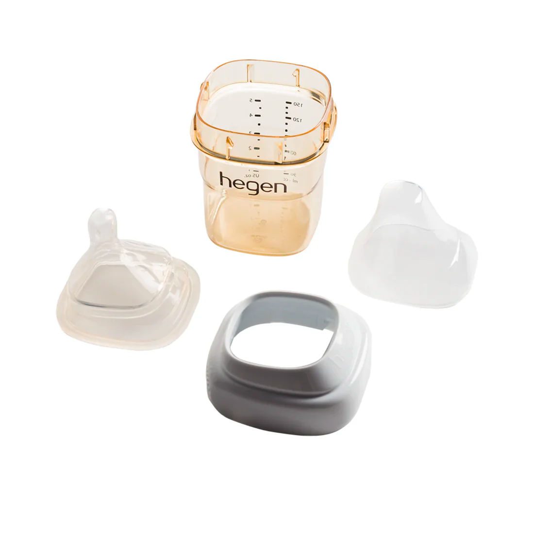 Hegen PCTO™ 150ml Feeding Bottle PPSU with Slow Flow Teat, 1 to 3 Months(2 pack)