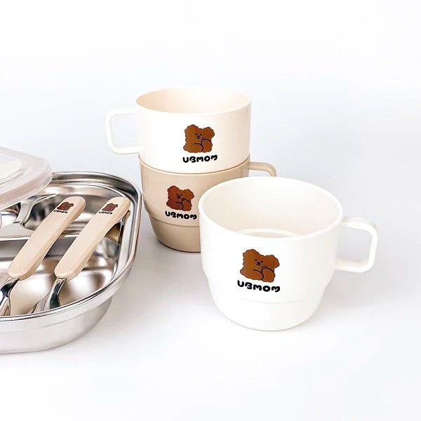 UBMOM Chocomong Handle Cup 3P Set