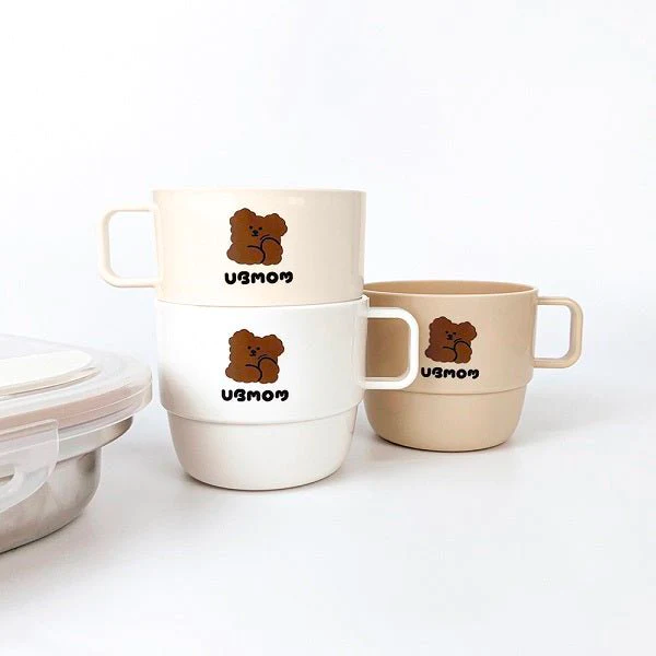 UBMOM Chocomong Handle Cup 3P Set