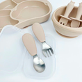 Load image into Gallery viewer, UBMOM  Stainless Spoon Fork Case Set （multi color choices）
