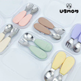 Load image into Gallery viewer, UBMOM  Stainless Spoon Fork Case Set （multi color choices）
