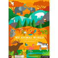 Load image into Gallery viewer, PETIT COLLAGE My Animal World Sticker Activity Set
