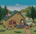 Load image into Gallery viewer, SYLVANIAN FAMILIES LOG CABIN GIFT SET
