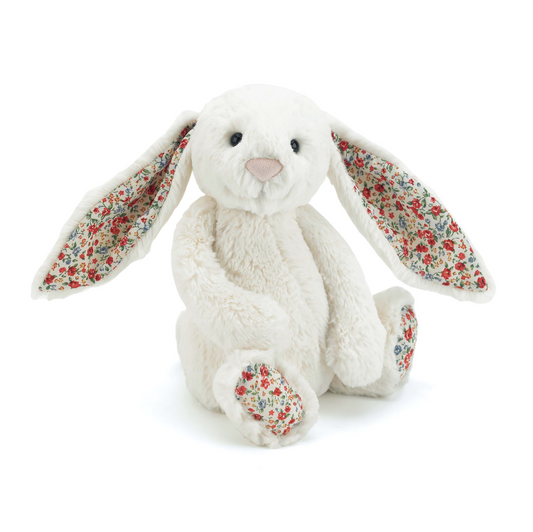 JELLYCAT BLOSSOM BASHFUL CREAM BUNNY ORIGINAL (MED) CREAM 9X12X21CM