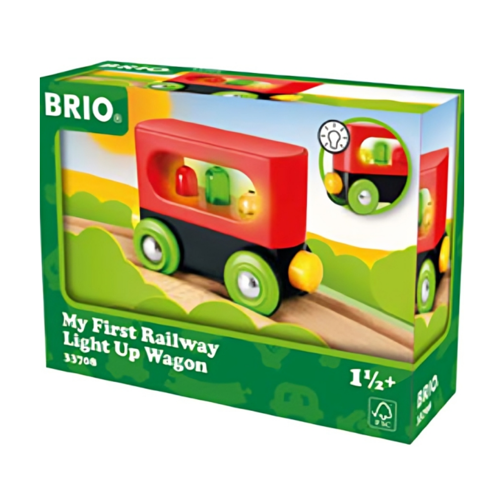 BRIO My First Railway Light Up Wagon