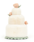 Load image into Gallery viewer, JELLYCAT AMUSEABLES WEDDING CAKE WHITE 19X19X28CM
