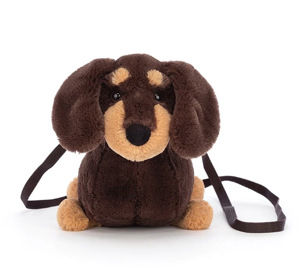 JELLYCAT OTTO SAUSAGE DOG BAG