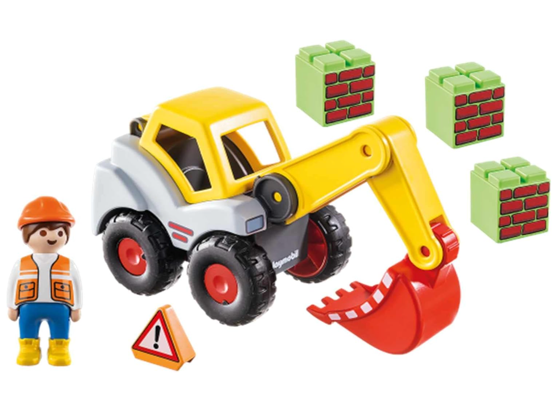 Playmobil - 1.2.3 Shovel Excavator