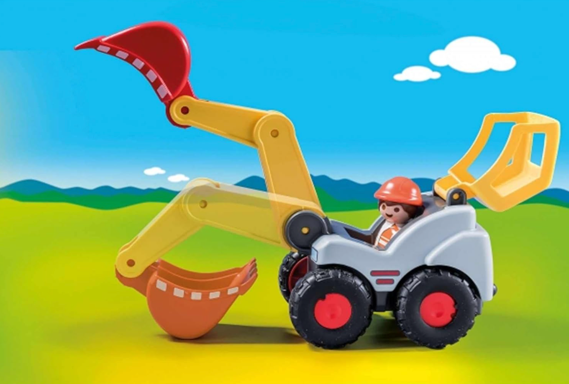 Playmobil - 1.2.3 Shovel Excavator