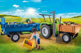 Load image into Gallery viewer, Playmobil Country - Tractor with Trailer
