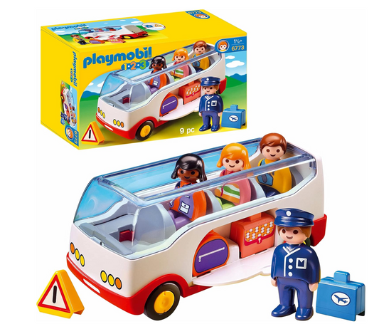 Playmobil - 1.2.3 Airport Shuttle Bus