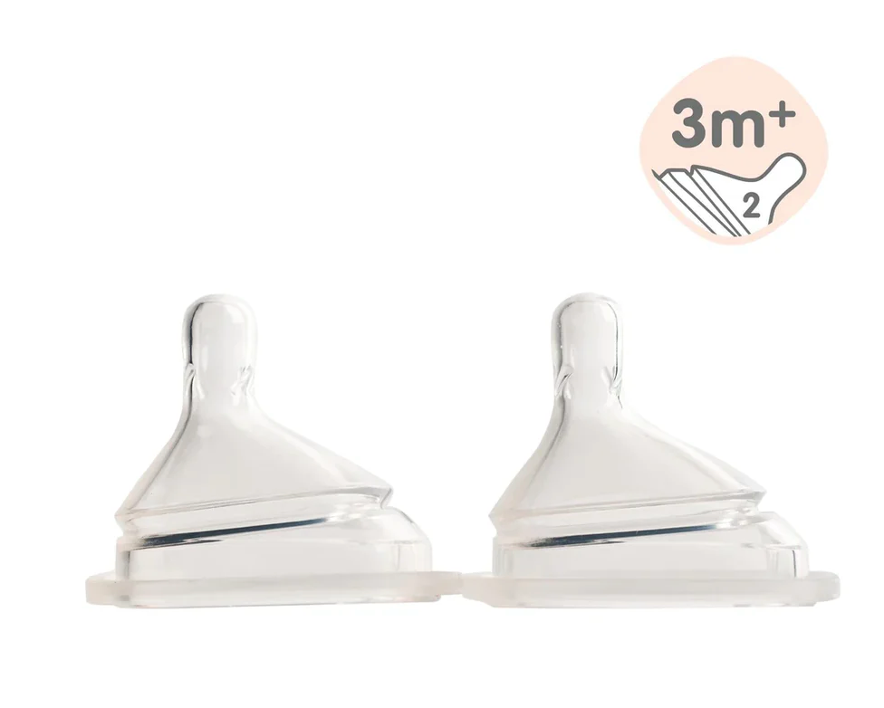 Hegen Teat Medium Flow, 2-Pack (3 to 6 Months)