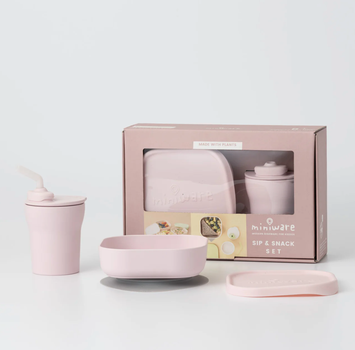 miniware Sip & Snack: All Stages Cup and Bowl Set