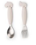 Load image into Gallery viewer, Done by Deer Easy-Grip Spoon 2 Piece Set-sand
