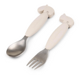 Load image into Gallery viewer, Done by Deer Easy-Grip Spoon 2 Piece Set-sand
