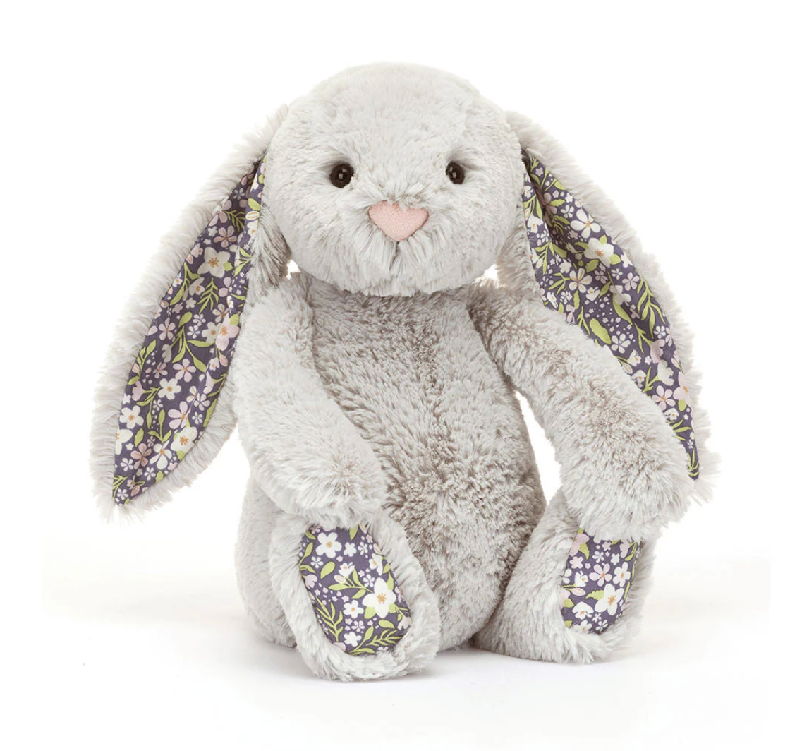 Jellycat Blossom Silver Bunny 'Bloom' Little (Small) 18cm