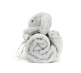 Load image into Gallery viewer, Jellycat Bashful Silver Bunny Blankie
