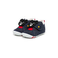 Load image into Gallery viewer, MIKI HOUSE Black Bear First Shoes Denim
