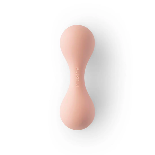 Mushie Silicone Baby Rattle