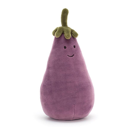 Jellycat Vivacious Aubergine Eggplant 17cm