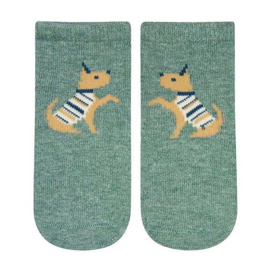 TOSHI ORGANIC SOCKS ANKLE JACQUARD LAPDOG