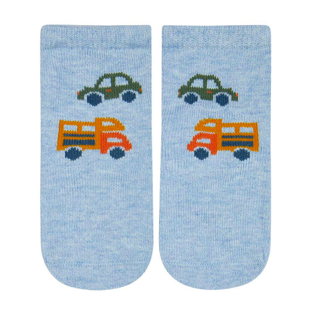 TOSHI ORGANIC SOCKS ANKLE JACQUARD ROAD TRIP