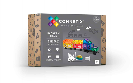 CONNETIX Rainbow Transport Pack 50pc