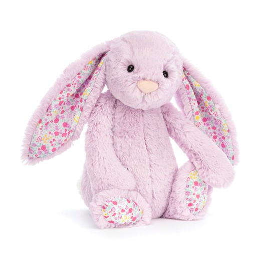 JELLYCAT BLOSSOM BASHFUL JASMINE BUNNY ORIGINAL (MED) LILAC 9X12X31CM