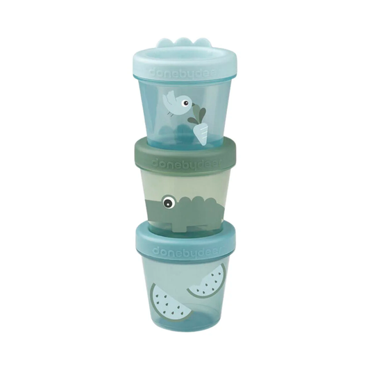 Done by Deer Baby Food Containers (Powder/Green)