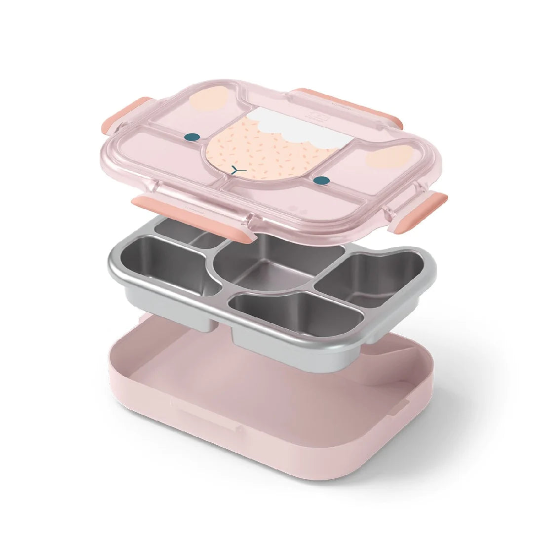 Monbento Wonder Lunch Tray - Pink Sheep