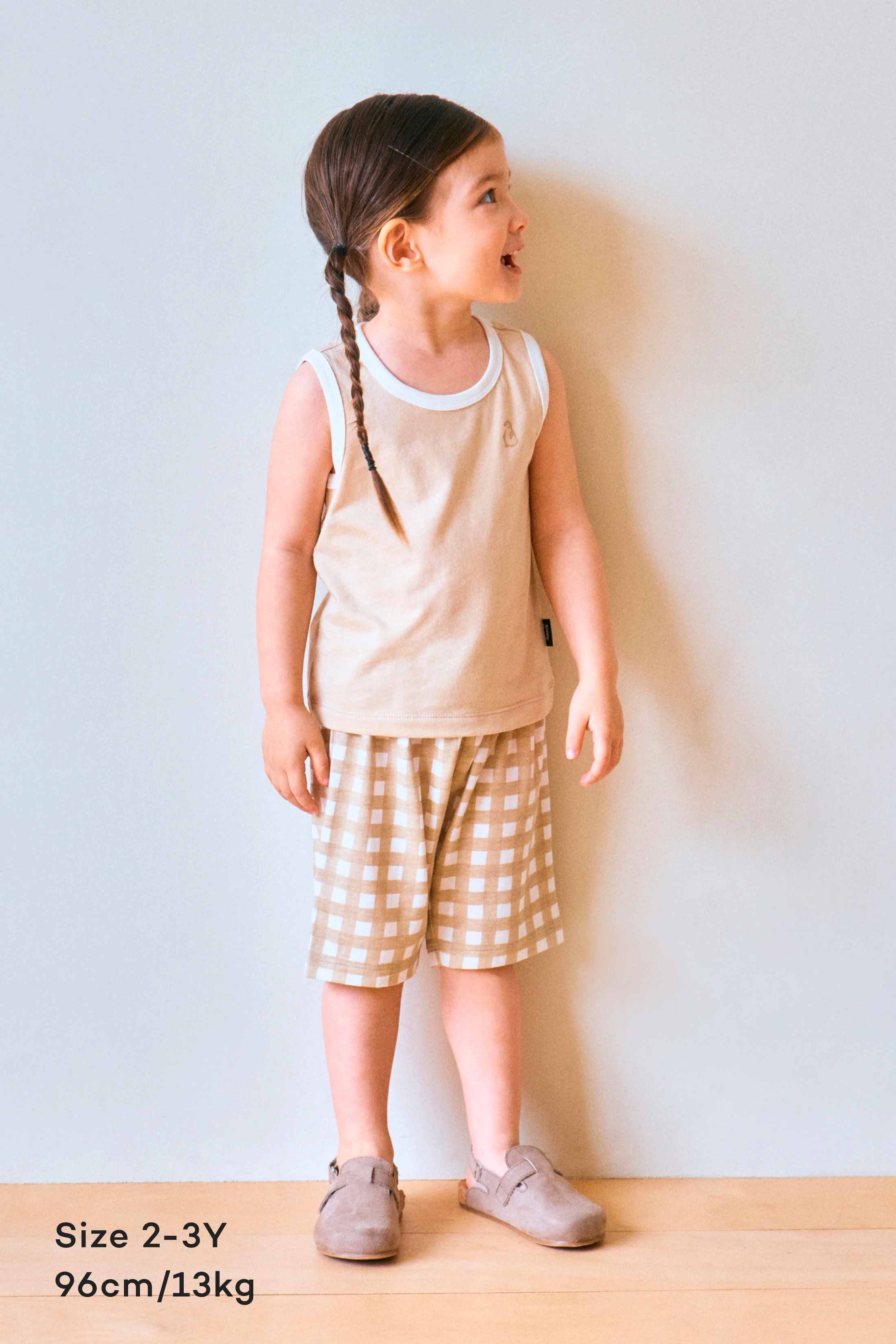 Konny cotton breeze tank top & shirt set