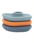 Load image into Gallery viewer, PLAYGROUND Bath Toys 3pk Silicone Tubtime Tug Boat
