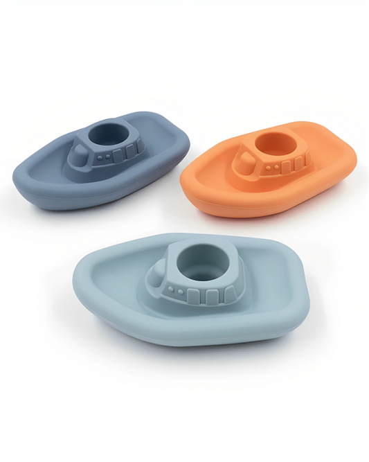 PLAYGROUND Bath Toys 3pk Silicone Tubtime Tug Boat