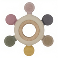 Load image into Gallery viewer, PLAYGROUND Multi-Surface Teething Wheel - Rose
