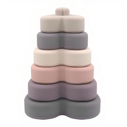 PLAYGROUND Silicone Stacking Tower - Heart