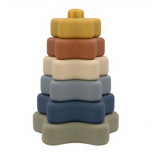 PLAYGROUND Silicone Stacking Tower - Star