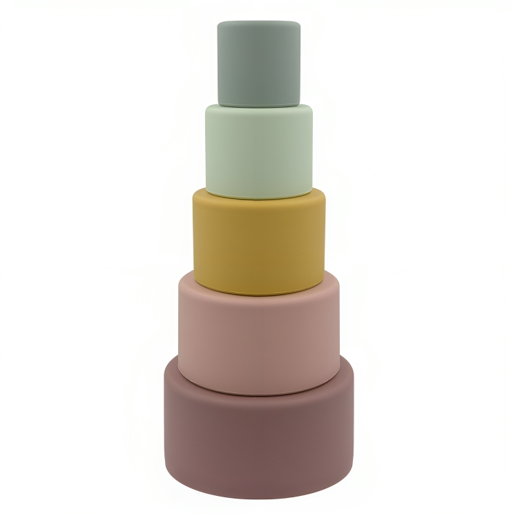 PLAYGROUND Silicone Nesting Blocks - Multi