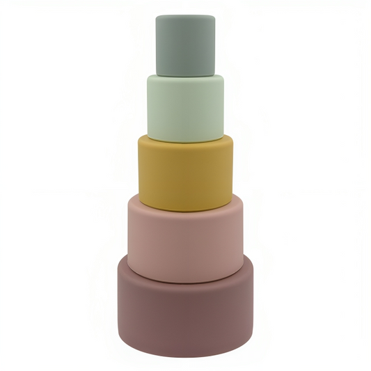 PLAYGROUND Silicone Nesting Blocks - Multi