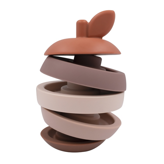 PLAYGROUND Silicone Apple Stacking Puzzle