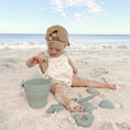 Load image into Gallery viewer, PLAYGROUND Silicone 8pc Bucket & Spade Set - Sage
