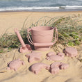 Load image into Gallery viewer, PLAYGROUND Silicone 8pc Bucket & Spade Set - Rose
