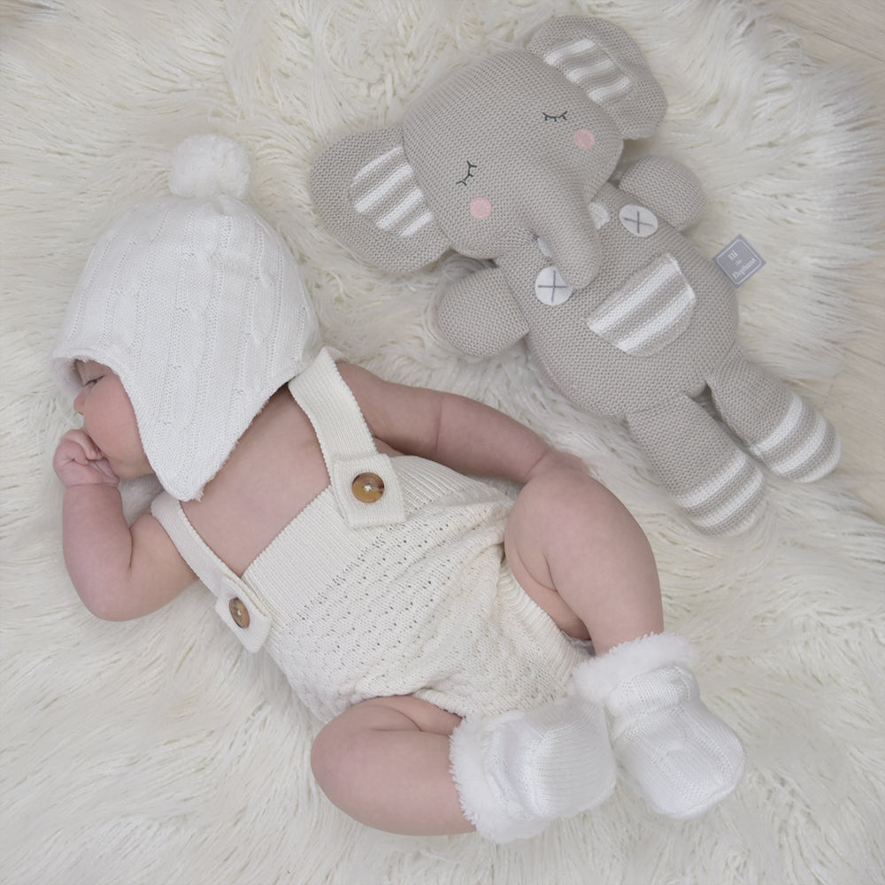 Eli the Elephant Knitted toy