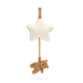 Load image into Gallery viewer, JELLYCAT BARTHOLOMEW BEAR MUSICAL PULL 5X18X30CM
