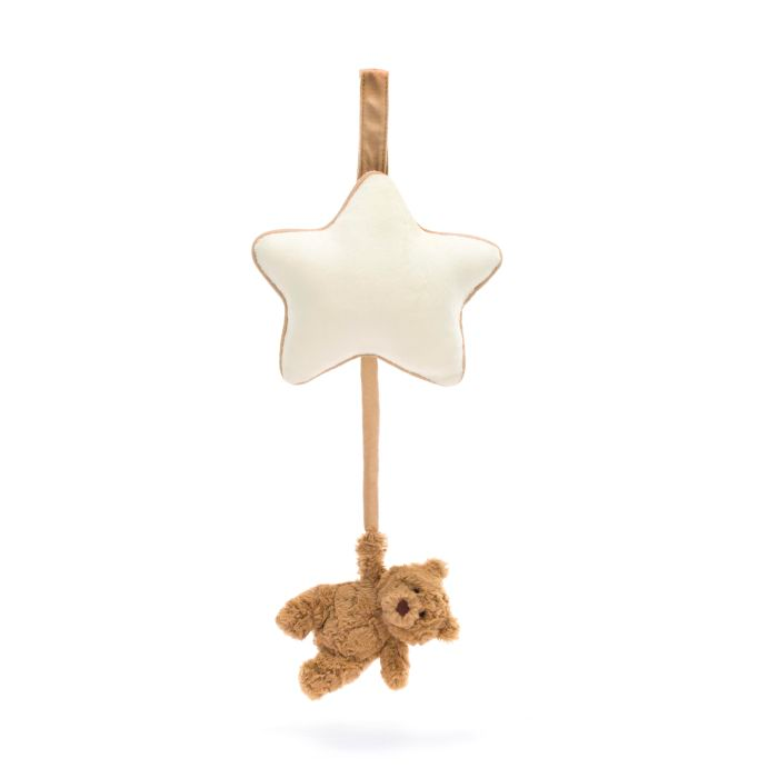 JELLYCAT BARTHOLOMEW BEAR MUSICAL PULL 5X18X30CM